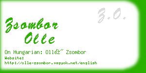 zsombor olle business card